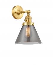 Innovations Lighting 203SW-SG-G43 - Cone - 1 Light - 8 inch - Satin Gold - Sconce