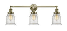 Innovations Lighting 205-AB-G184 - Canton - 3 Light - 30 inch - Antique Brass - Bath Vanity Light