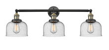 Innovations Lighting 205-BAB-G74 - Bell - 3 Light - 32 inch - Black Antique Brass - Bath Vanity Light