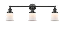 Innovations Lighting 205-BK-G181S - Canton - 3 Light - 30 inch - Matte Black - Bath Vanity Light