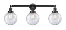Innovations Lighting 205-OB-G204-8 - Beacon - 3 Light - 32 inch - Oil Rubbed Bronze - Bath Vanity Light