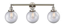 Innovations Lighting 205-PN-G202-8 - Beacon - 3 Light - 32 inch - Polished Nickel - Bath Vanity Light