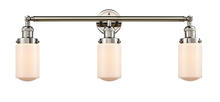 Innovations Lighting 205-PN-G311 - Dover - 3 Light - 31 inch - Polished Nickel - Bath Vanity Light