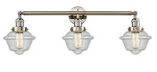 Innovations Lighting 205-PN-G534 - Oxford - 3 Light - 34 inch - Polished Nickel - Bath Vanity Light