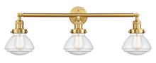 Innovations Lighting 205-SG-G324 - Olean - 3 Light - 31 inch - Satin Gold - Bath Vanity Light