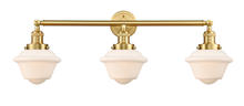 Innovations Lighting 205-SG-G531 - Oxford - 3 Light - 34 inch - Satin Gold - Bath Vanity Light
