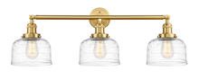 Innovations Lighting 205-SG-G713 - Bell - 3 Light - 32 inch - Satin Gold - Bath Vanity Light