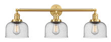 Innovations Lighting 205-SG-G74 - Bell - 3 Light - 32 inch - Satin Gold - Bath Vanity Light