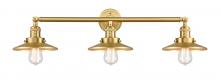 Innovations Lighting 205-SG-M4 - Railroad - 3 Light - 32 inch - Satin Gold - Bath Vanity Light