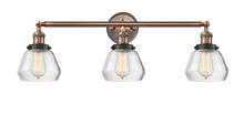 Innovations Lighting 205BP-ACBK-G172 - Fulton - 3 Light - 30 inch - Antique Copper - Bath Vanity Light