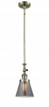 Innovations Lighting 206-AB-G63 - Cone - 1 Light - 6 inch - Antique Brass - Stem Hung - Mini Pendant