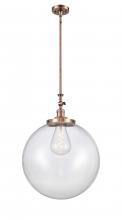 Innovations Lighting 206-AC-G202-18 - Beacon - 1 Light - 12 inch - Antique Copper - Stem Hung - Mini Pendant