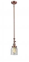 Innovations Lighting 206-AC-G54 - Bell - 1 Light - 5 inch - Antique Copper - Stem Hung - Mini Pendant