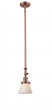 Innovations Lighting 206-AC-G61 - Cone - 1 Light - 6 inch - Antique Copper - Stem Hung - Mini Pendant
