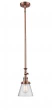 Innovations Lighting 206-AC-G64 - Cone - 1 Light - 6 inch - Antique Copper - Stem Hung - Mini Pendant