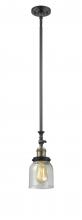 Innovations Lighting 206-BAB-G54 - Bell - 1 Light - 5 inch - Black Antique Brass - Stem Hung - Mini Pendant