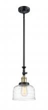 Innovations Lighting 206-BAB-G713 - Bell - 1 Light - 8 inch - Black Antique Brass - Stem Hung - Mini Pendant