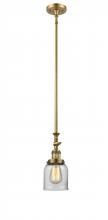 Innovations Lighting 206-BB-G52 - Bell - 1 Light - 5 inch - Brushed Brass - Stem Hung - Mini Pendant