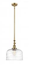 Innovations Lighting 206-BB-G713-L - Bell - 1 Light - 12 inch - Brushed Brass - Stem Hung - Mini Pendant