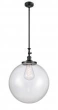 Innovations Lighting 206-BK-G204-18 - Beacon - 1 Light - 12 inch - Matte Black - Stem Hung - Mini Pendant