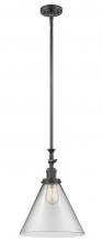 Innovations Lighting 206-OB-G42-L - Cone - 1 Light - 12 inch - Oil Rubbed Bronze - Stem Hung - Mini Pendant