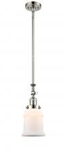 Innovations Lighting 206-PN-G181 - Canton - 1 Light - 6 inch - Polished Nickel - Stem Hung - Mini Pendant