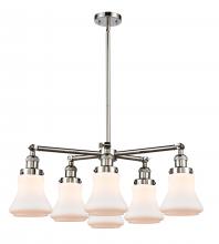  207-6CR-PN-G191 - Bellmont 6 Light Chandelier