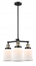 Innovations Lighting 207-BAB-G181 - Canton - 3 Light - 18 inch - Black Antique Brass - Stem Hung - Chandelier