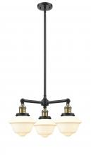 Innovations Lighting 207-BAB-G531 - Oxford - 3 Light - 20 inch - Black Antique Brass - Stem Hung - Chandelier