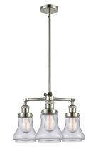 Innovations Lighting 207-PN-G194 - Bellmont - 3 Light - 18 inch - Polished Nickel - Stem Hung - Chandelier