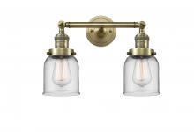 Innovations Lighting 208-AB-G52 - Bell - 2 Light - 16 inch - Antique Brass - Bath Vanity Light