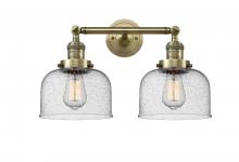 Innovations Lighting 208-AB-G74 - Bell - 2 Light - 19 inch - Antique Brass - Bath Vanity Light