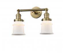 Innovations Lighting 208-BB-G181S - Canton - 2 Light - 17 inch - Brushed Brass - Bath Vanity Light