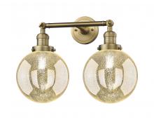 Innovations Lighting 208-BB-G208-8 - Beacon - 2 Light - 19 inch - Brushed Brass - Bath Vanity Light