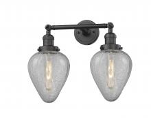 Innovations Lighting 208-OB-G165 - Geneseo - 2 Light - 17 inch - Oil Rubbed Bronze - Bath Vanity Light