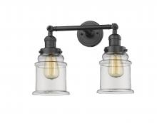 Innovations Lighting 208-OB-G182 - Canton - 2 Light - 17 inch - Oil Rubbed Bronze - Bath Vanity Light