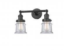 Innovations Lighting 208-OB-G182S - Canton - 2 Light - 17 inch - Oil Rubbed Bronze - Bath Vanity Light