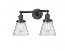 Innovations Lighting 208-OB-G64 - Cone - 2 Light - 16 inch - Oil Rubbed Bronze - Bath Vanity Light