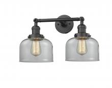 Innovations Lighting 208-OB-G72 - Bell - 2 Light - 19 inch - Oil Rubbed Bronze - Bath Vanity Light