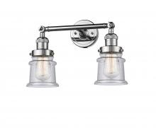 Innovations Lighting 208-PC-G184S - Canton - 2 Light - 17 inch - Polished Chrome - Bath Vanity Light