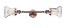 Innovations Lighting 208L-AC-G194 - Bellmont - 2 Light - 6 inch - Antique Copper - Bath Vanity Light