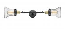 Innovations Lighting 208L-BAB-G194 - Bellmont - 2 Light - 6 inch - Black Antique Brass - Bath Vanity Light