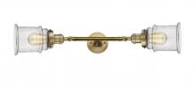 Innovations Lighting 208L-BB-G184 - Canton - 2 Light - 6 inch - Brushed Brass - Bath Vanity Light