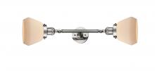 Innovations Lighting 208L-PN-G171 - Fulton - 2 Light - 7 inch - Polished Nickel - Bath Vanity Light