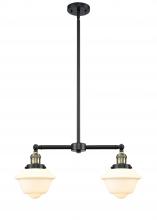 Innovations Lighting 209-BAB-G531 - Oxford - 2 Light - 24 inch - Black Antique Brass - Stem Hung - Island Light
