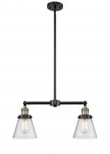 Innovations Lighting 209-BAB-G64 - Cone - 2 Light - 21 inch - Black Antique Brass - Stem Hung - Island Light