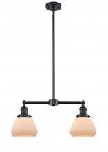 Innovations Lighting 209-OB-G171 - Fulton - 2 Light - 21 inch - Oil Rubbed Bronze - Stem Hung - Island Light