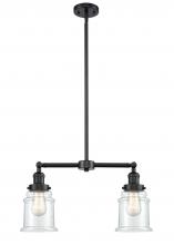 Innovations Lighting 209-OB-G182 - Canton - 2 Light - 21 inch - Oil Rubbed Bronze - Stem Hung - Island Light