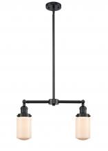 Innovations Lighting 209-OB-G311 - Dover - 2 Light - 21 inch - Oil Rubbed Bronze - Stem Hung - Island Light