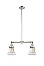 Innovations Lighting 209-PN-G194 - Bellmont - 2 Light - 21 inch - Polished Nickel - Stem Hung - Island Light